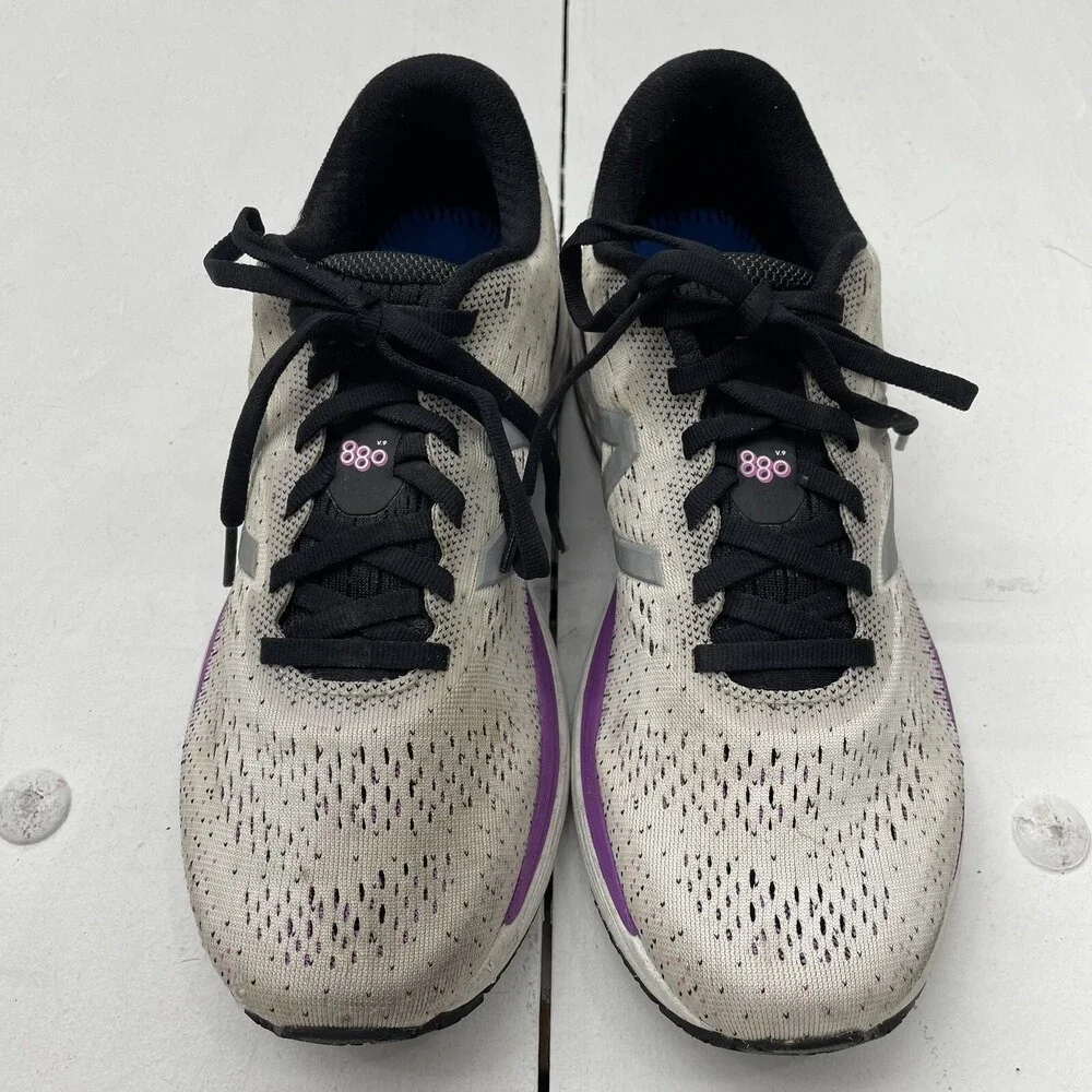 New Balance White Purple 880 V9 Running Shoes Sneakers W880WT9 Women Size 9